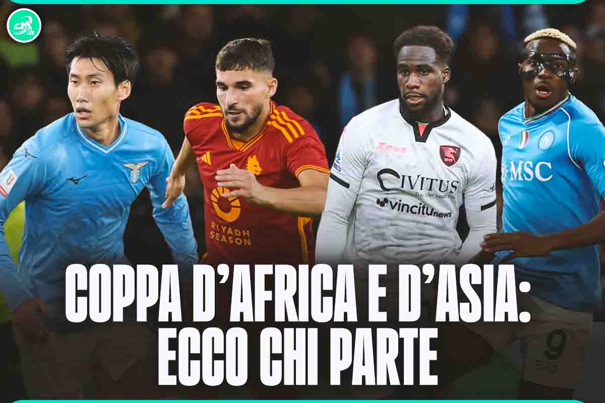 Coppa d'Africa e d'Asia i giocatori in partenza