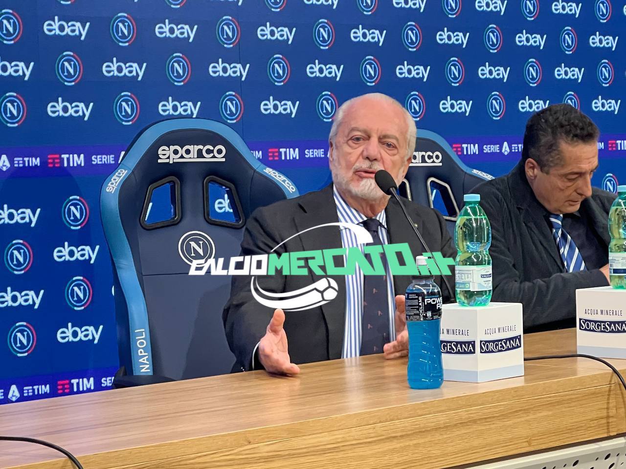 De Laurentiis si assume le colpe del momento del Napoli