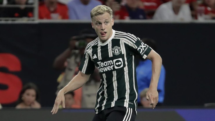 Donny Van de Beek in azione