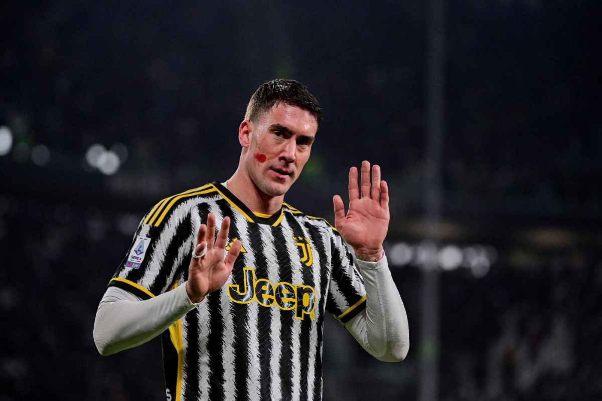 Esultanza di Vlahovic