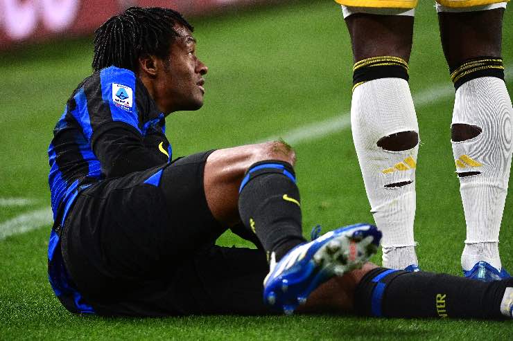 Tegola Inter, Cuadrado verso l'intervento chirurgico al tendine