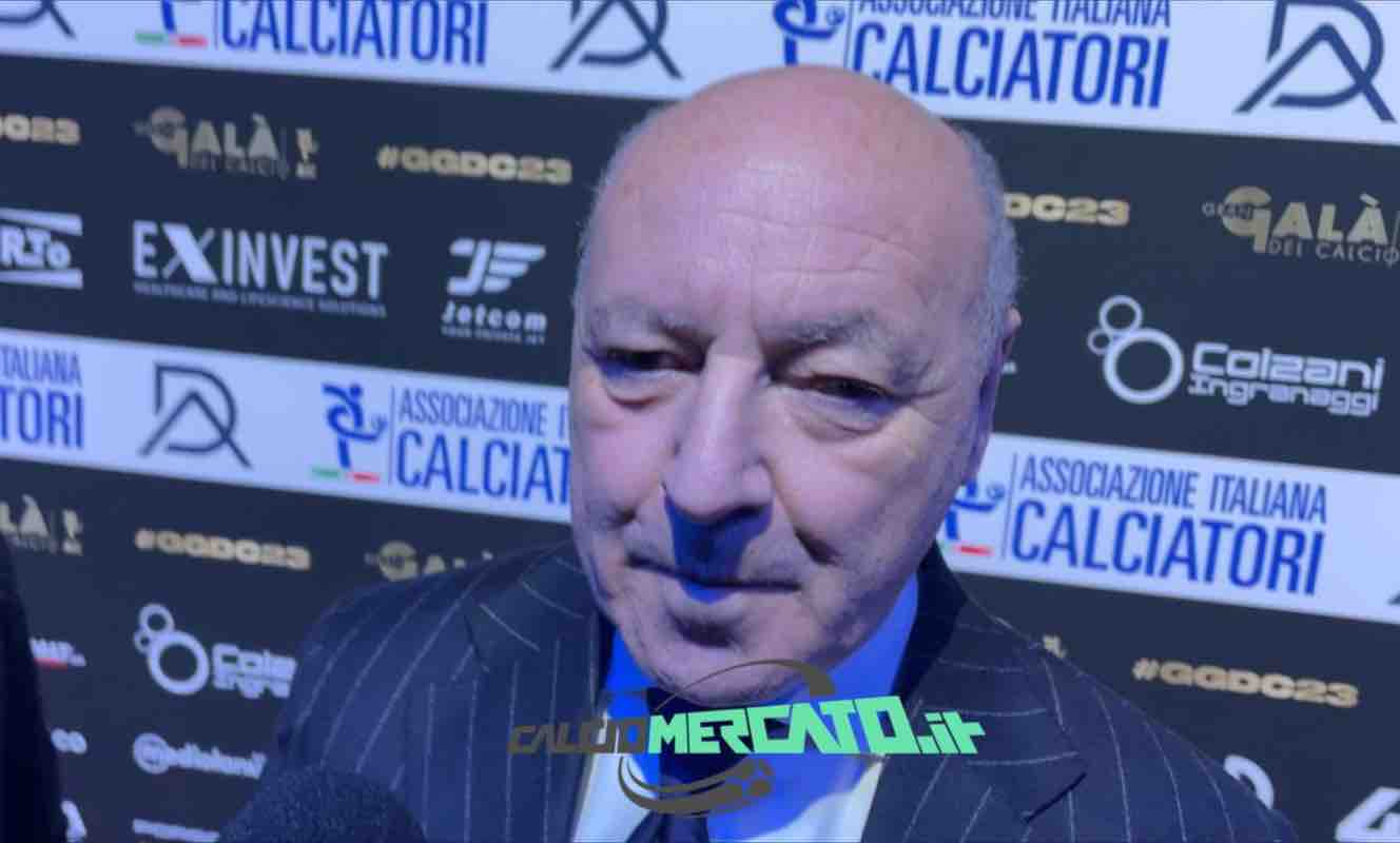 Inter, Marotta su arbitri e Napoli