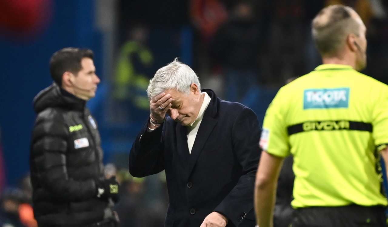 Mourinho dopo Sassuolo-Roma