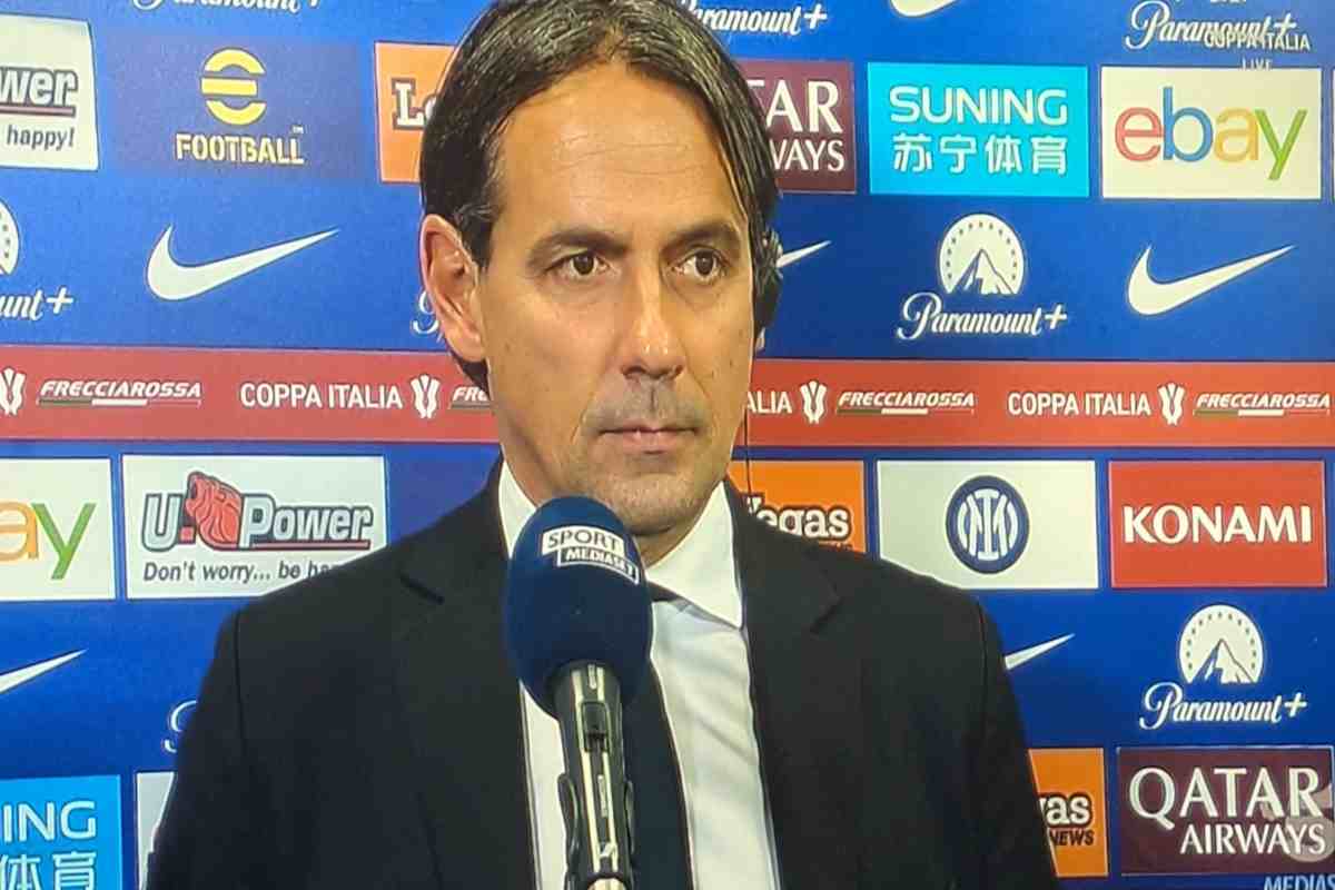 Inzaghi post partita Inter-Bologna Coppa Italia