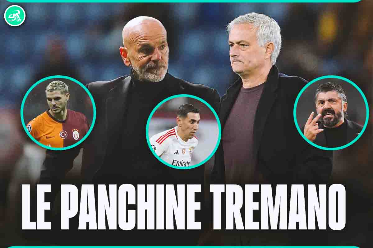 Pioli e Mourinho in bilico 