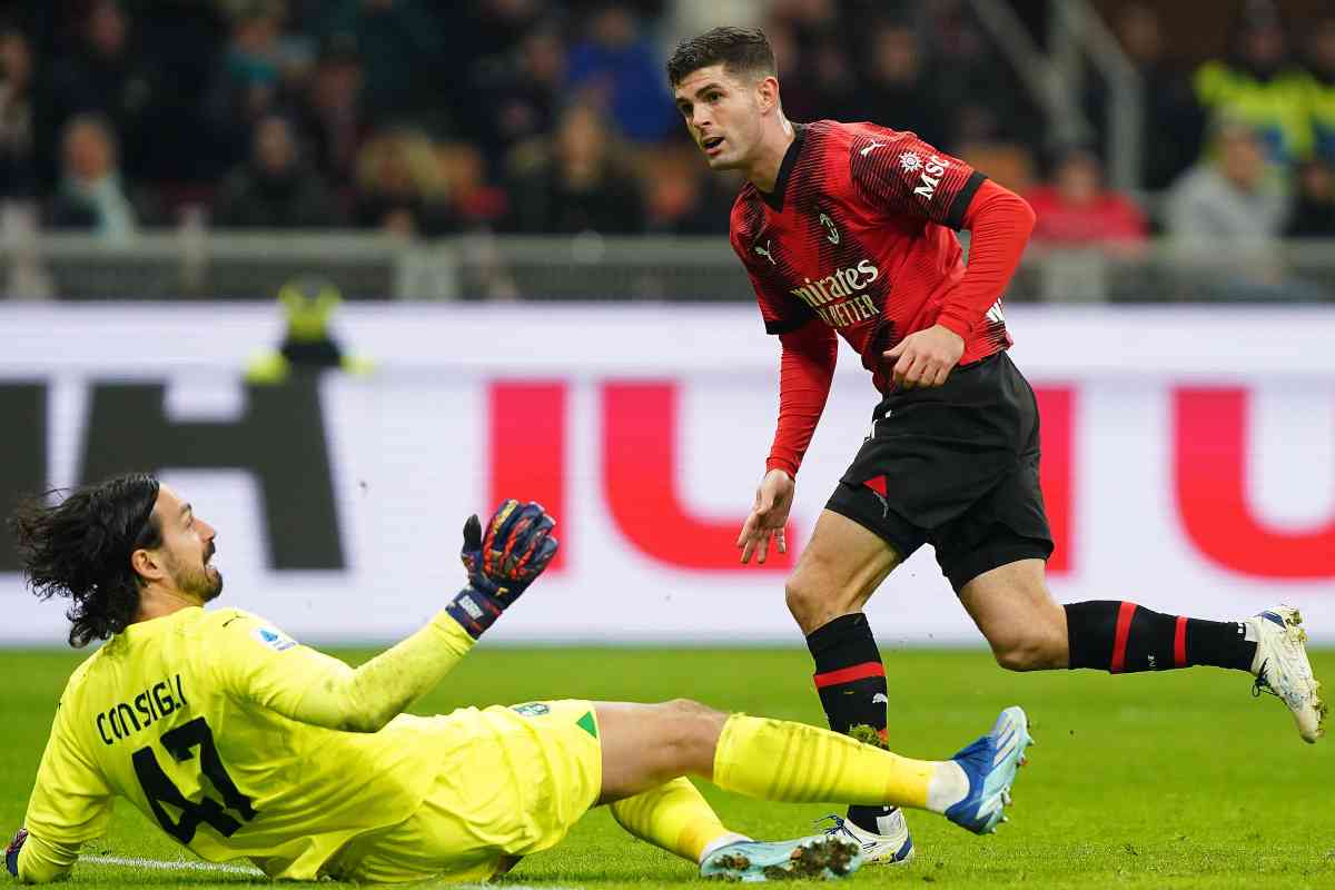 Milan-Sassuolo Pulisic