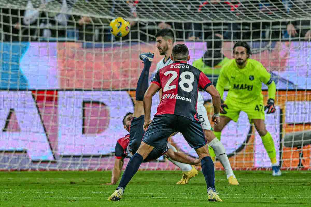 Cagliari-Sassuolo: Lapadula e Pavoletti gol