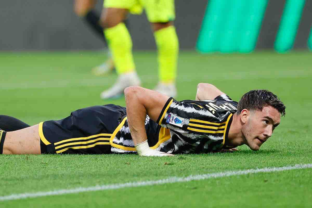 Monza-Juventus, rigore Vlahovic