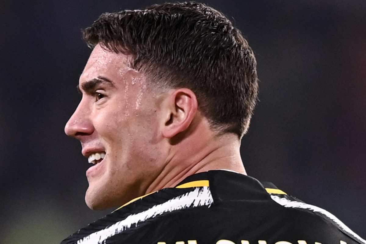 Monza-Juventus rigore fallito Vlahovic cessione social