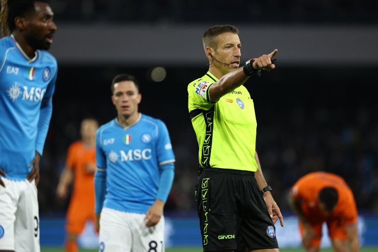 davide massa arbitro di napoli-inter