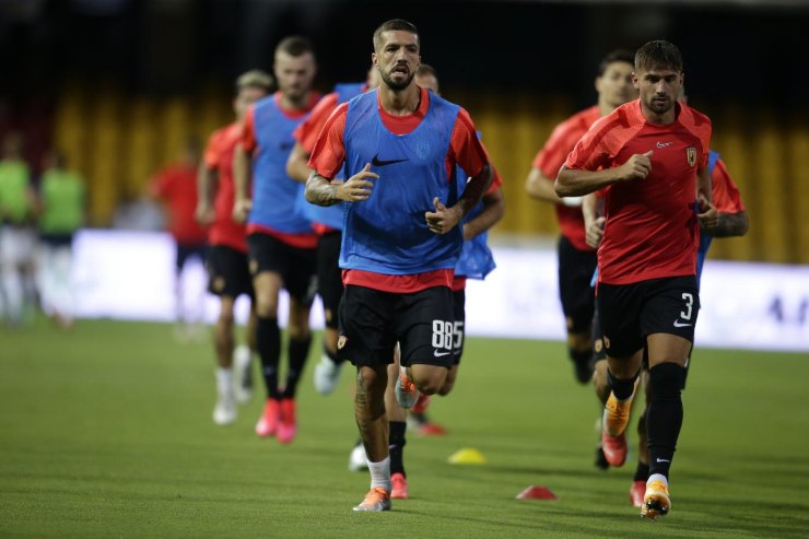 Forte e Letizia con la maglia del Benevento nella stagione 2022/23 
