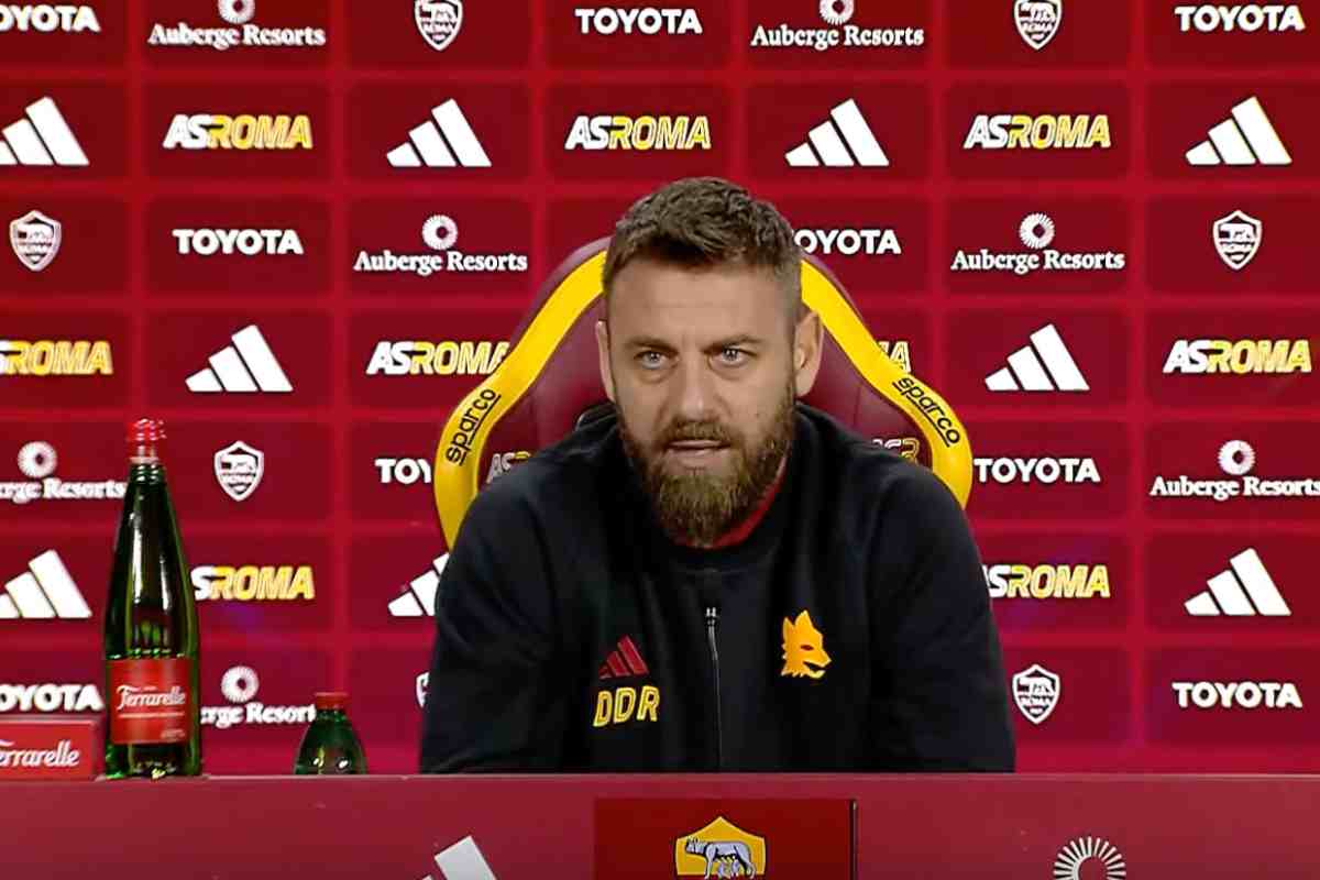 daniele de rossi in conferenza stampa