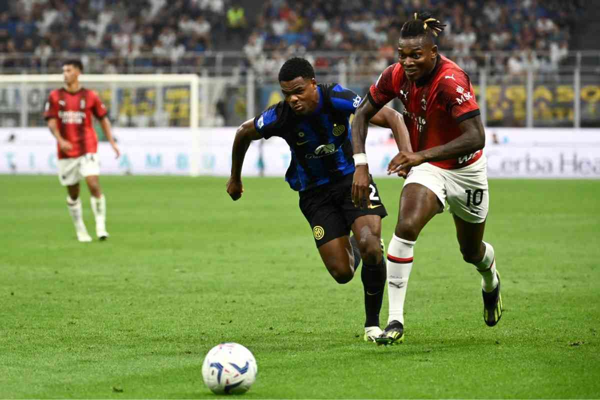Milan, attacco frontale a Leao
