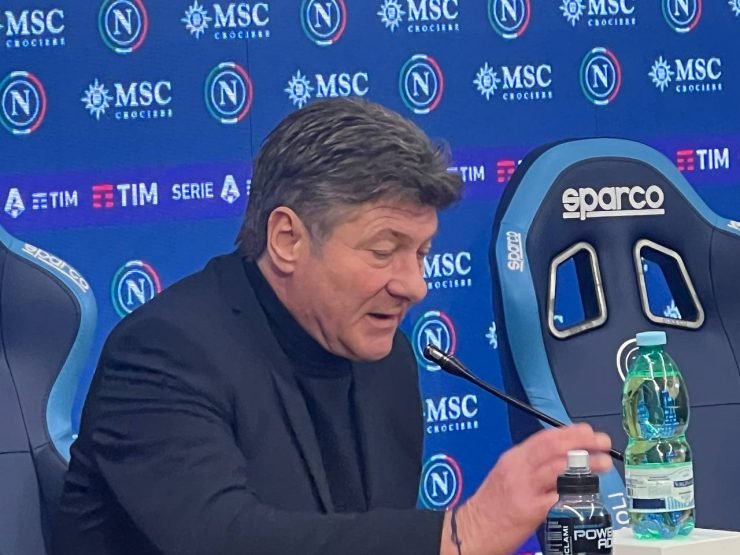 Napoli, parla Mazzarri in conferenza stampa