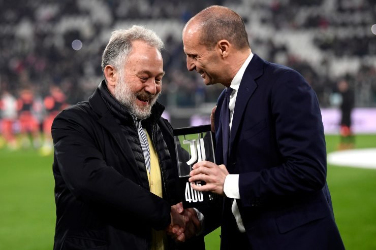 Allegri con Ferrero