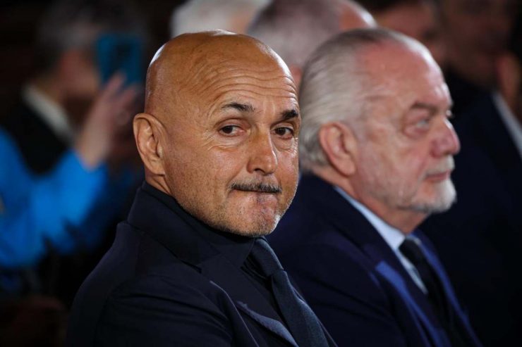 De Laurentiis contro Spalletti in conferenza