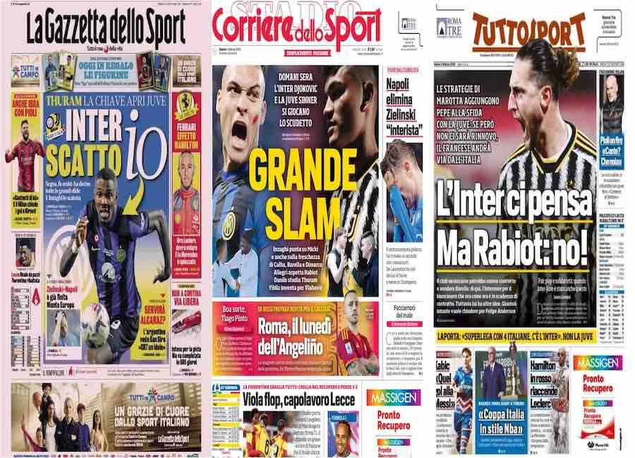 Quotidiani 3 febbraio