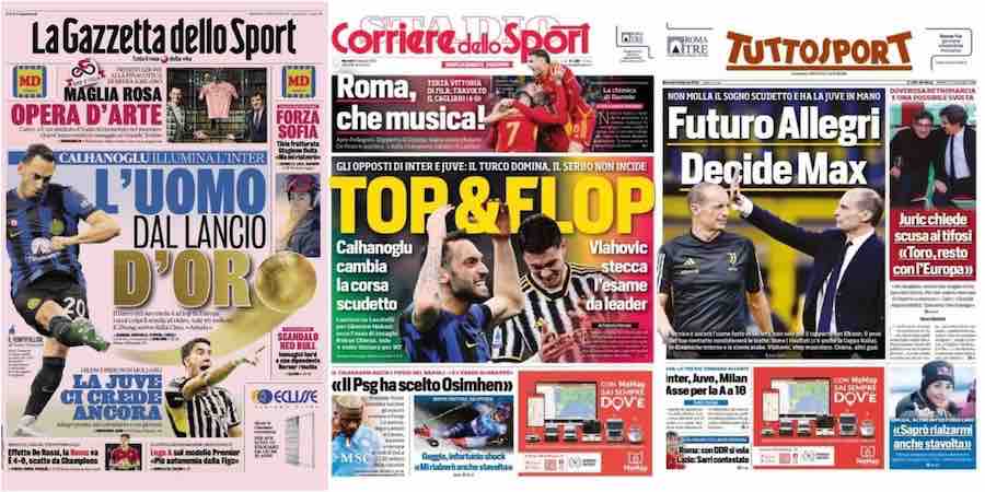 Quotidiani 6 febbraio