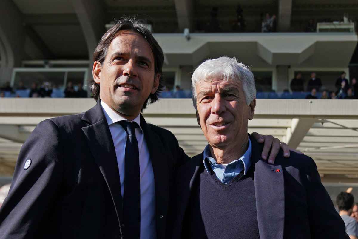 Simone Inzaghi e Gian Piero Gasperini