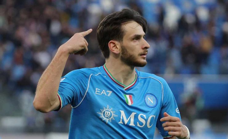 Kvaratskhelia, attaccante del Napoli