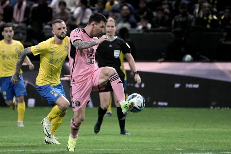 Messi contro l'Al-Nassr 