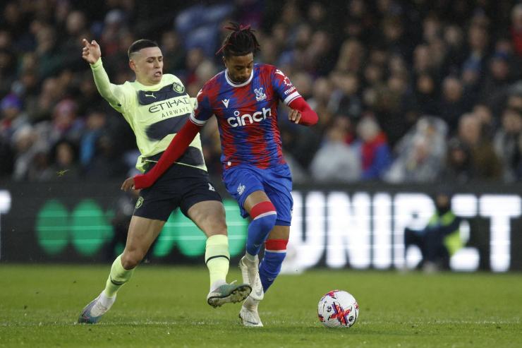 Michael Olise contro Foden