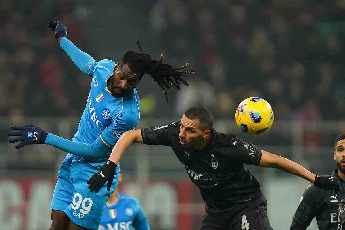 Milan-Napoli: caos nel corso della ripresa