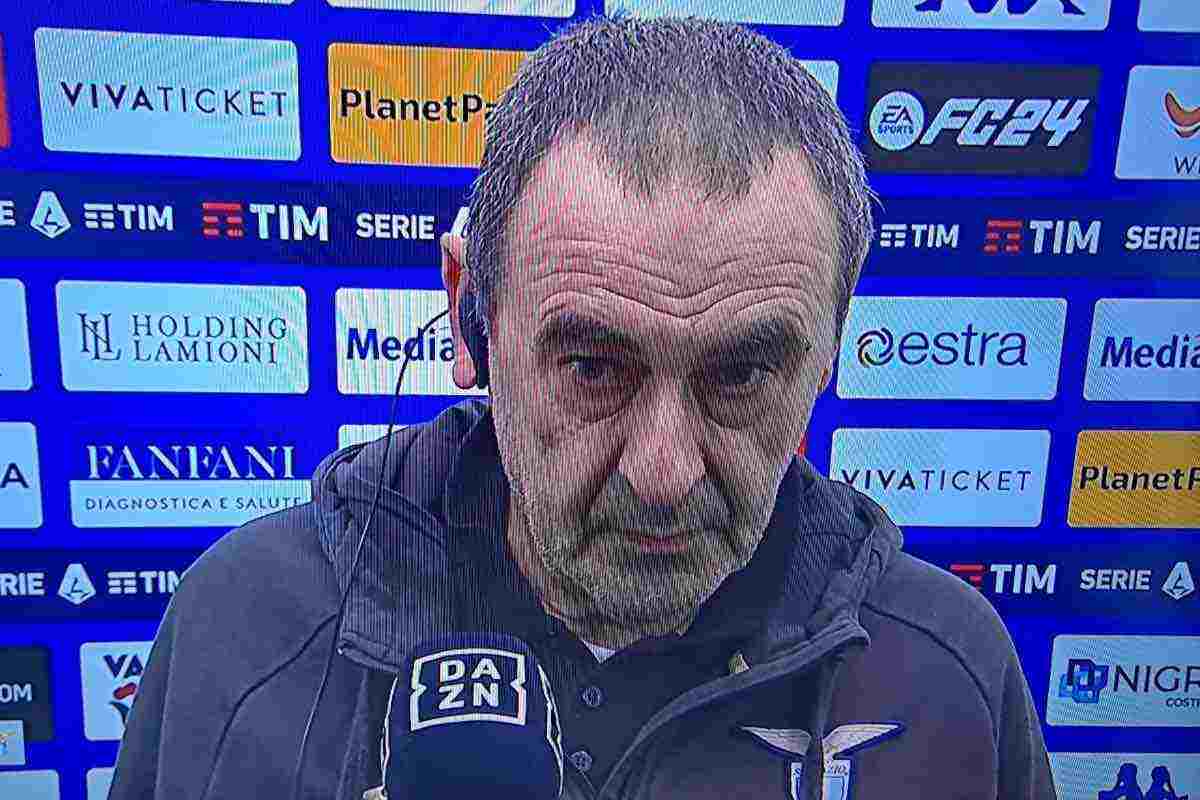 Sarri dopo Fiorentina-Lazio