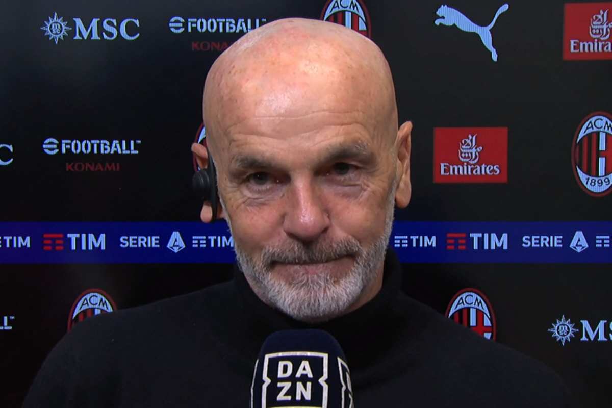 Stefano Pioli intervistato su Dazn 