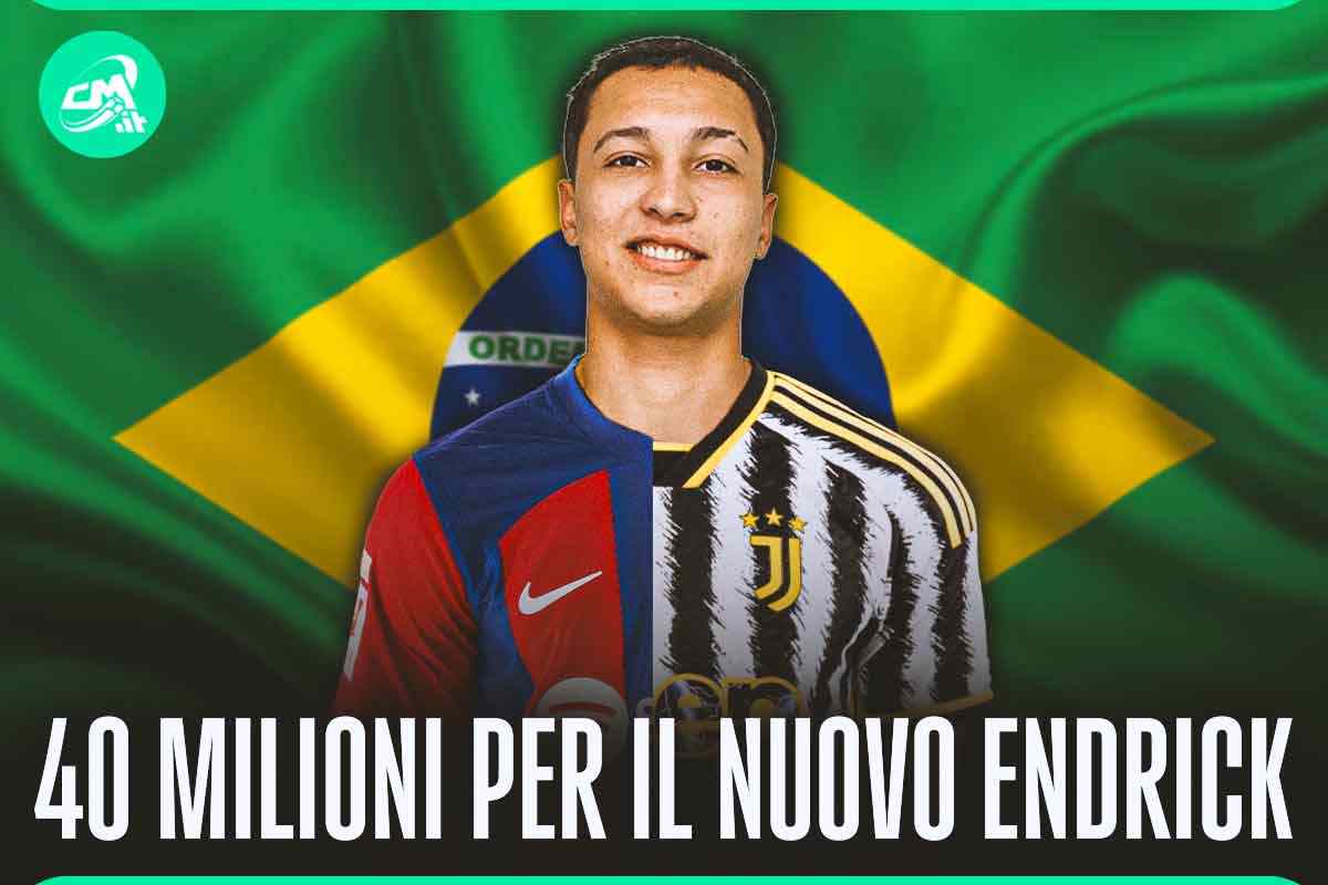 La Juve sfida le big per il "nuovo Endrick": ecco il prezzo