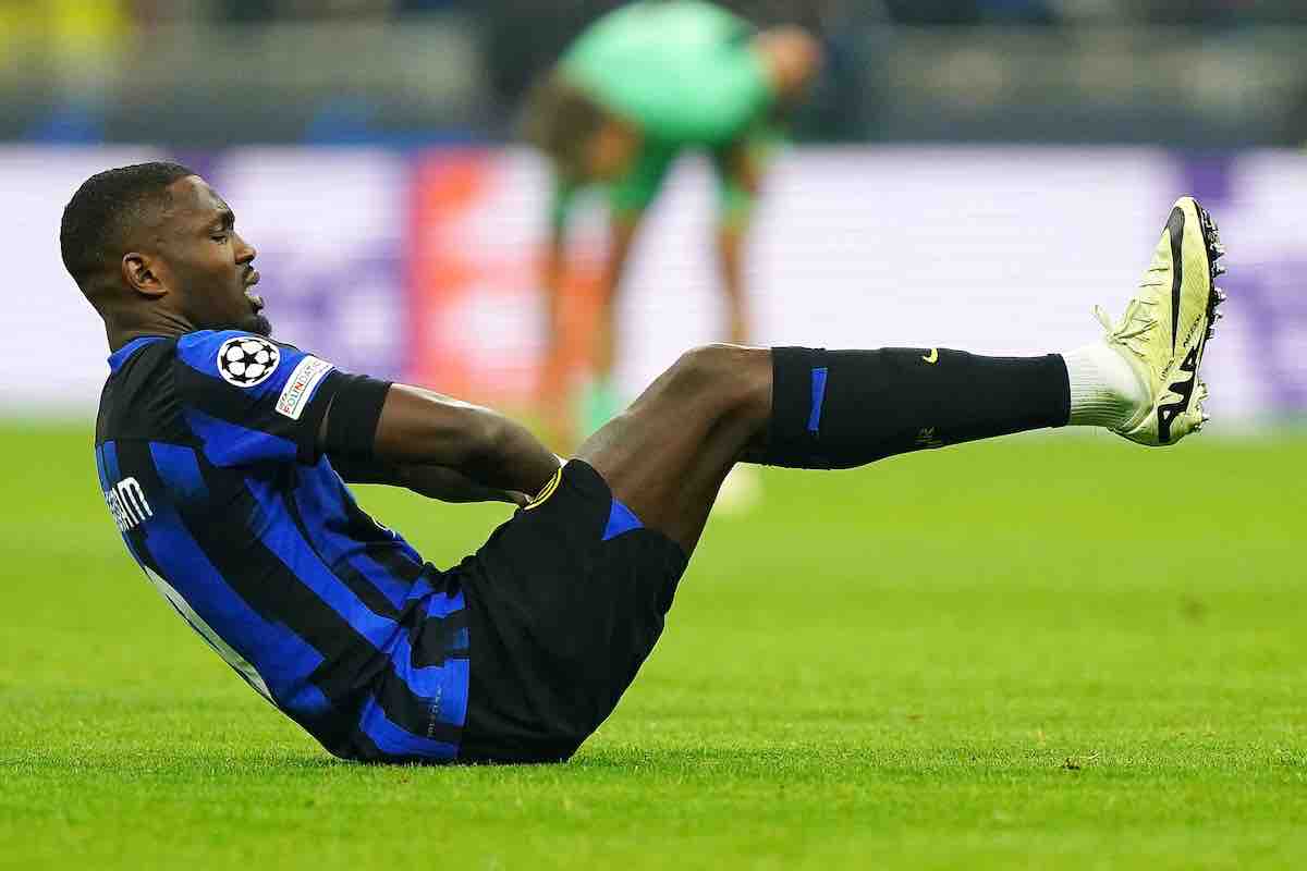 Inter, infortunio Thuram