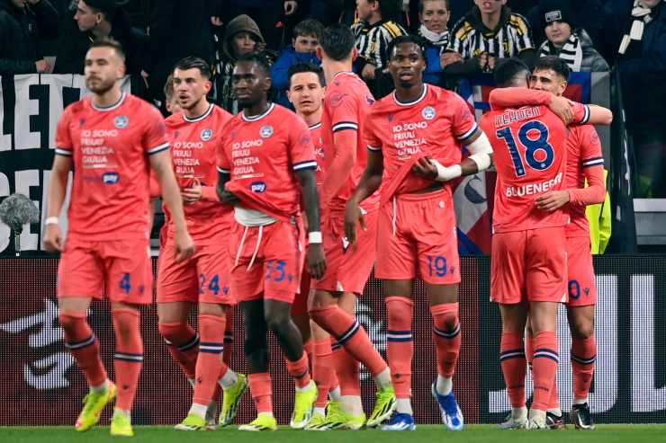 L'Udinese esulta