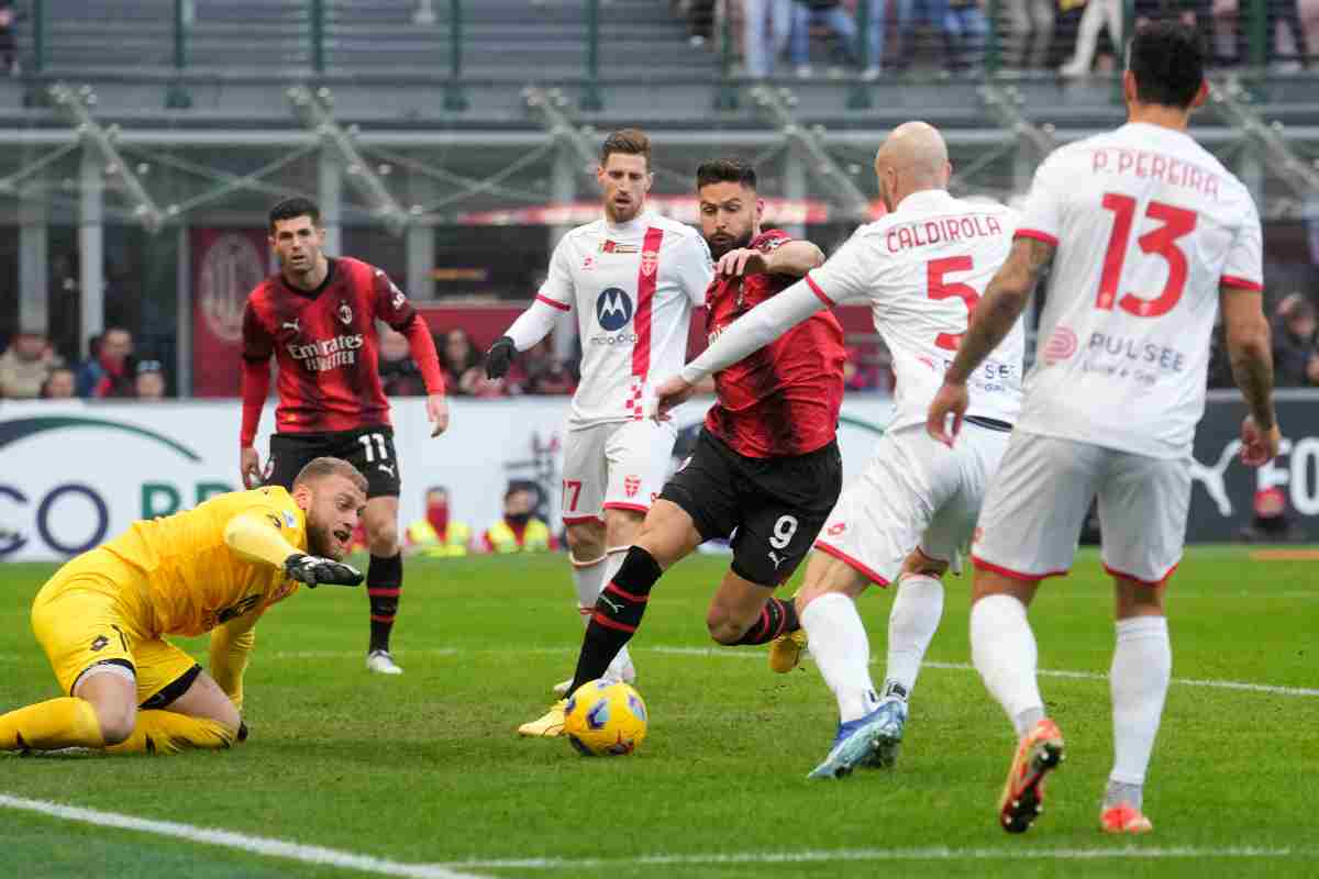 Si chiude la venticinquesima giornata del campionato di Serie A con il derby lombardo tra il Monza e il Milan
