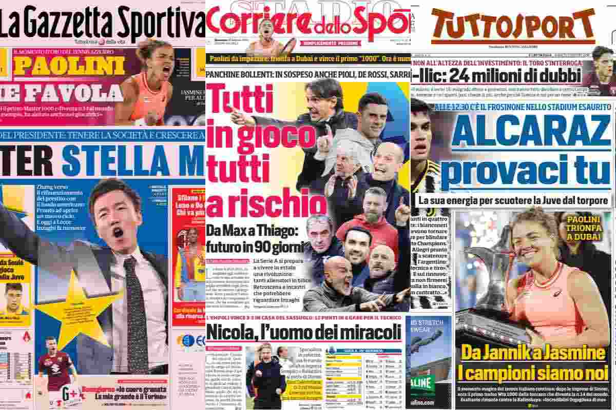 Rassegna stampa 25 febbraio