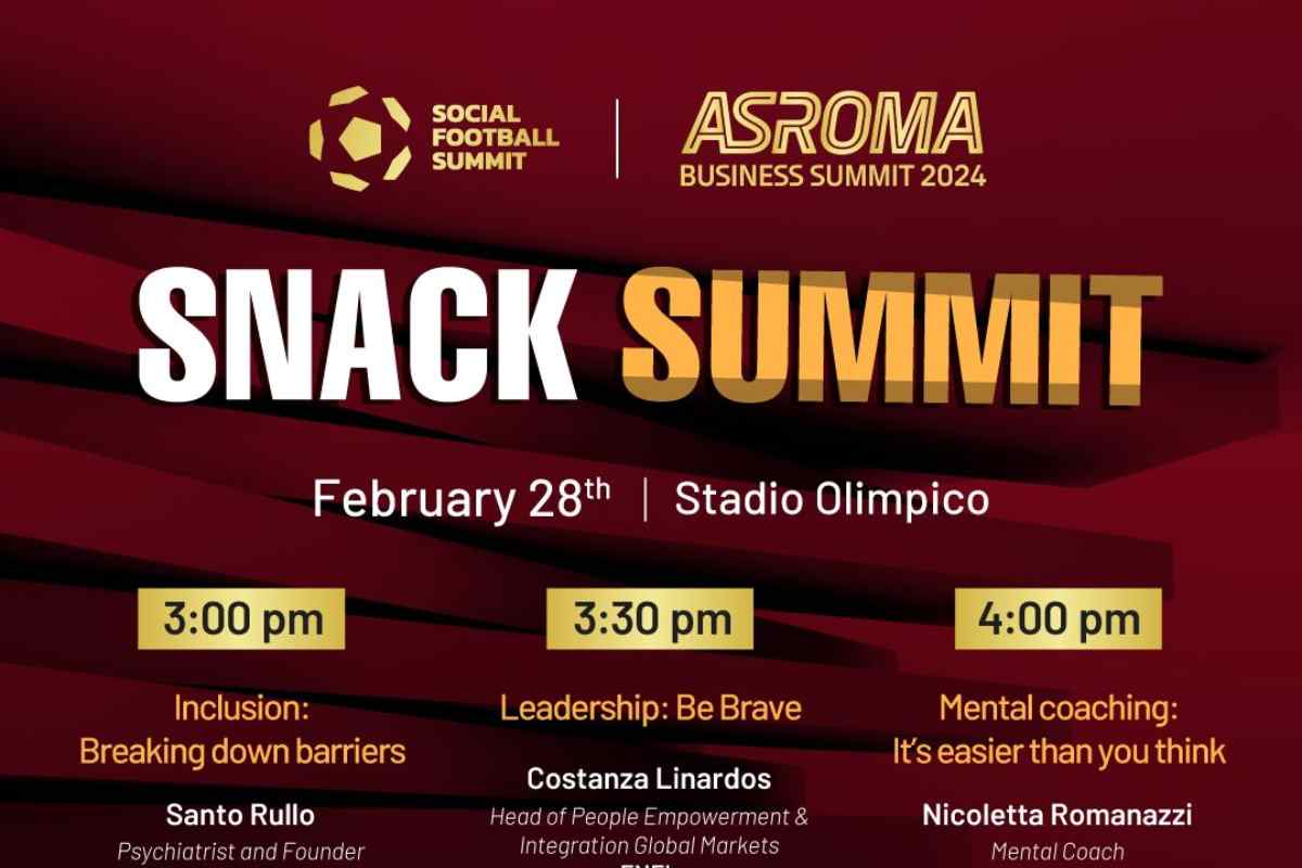 Roma Snack Summit: il programma