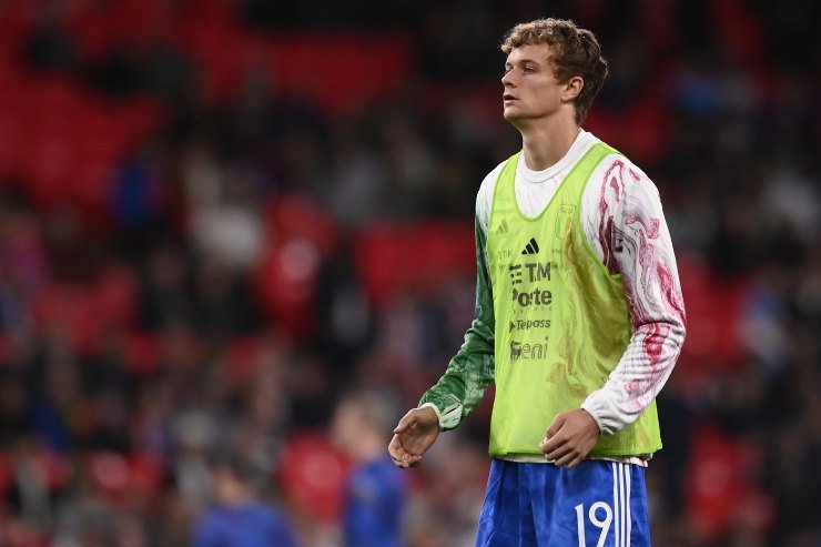 Scalvini con la Nazionale