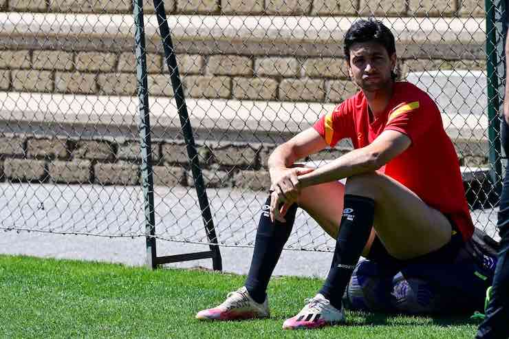 Pastore con anca in ceramica