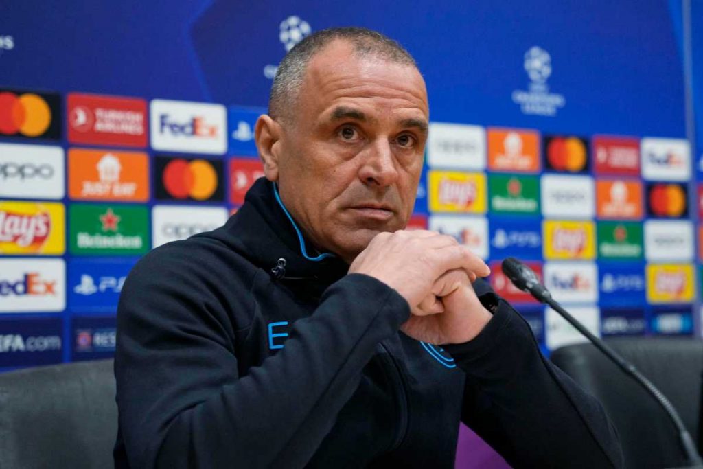 Francesco Calzona, allenatore del Napoli