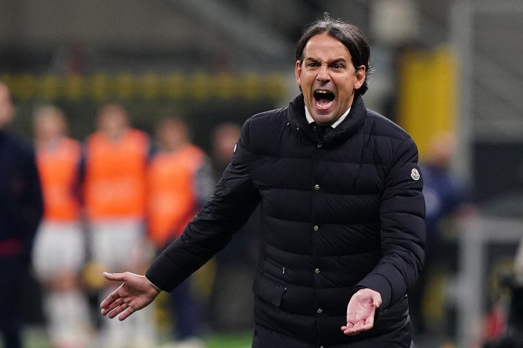 Simone Inzaghi urla