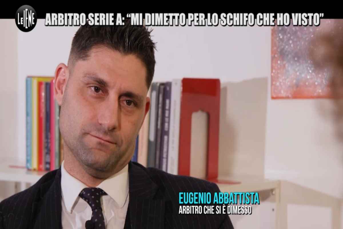 Scandalo arbitri, Abbattista a Le Iene