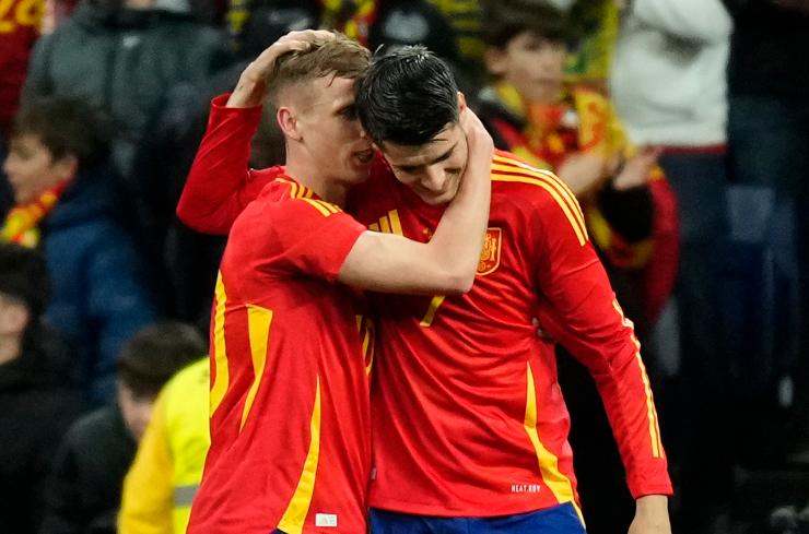 morata e dani olmo