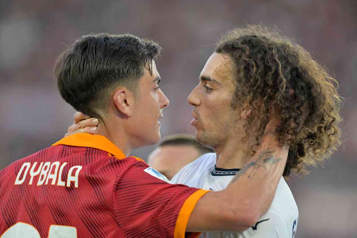 Roma-Lazio, animi tesi Dybala-Guendouzi