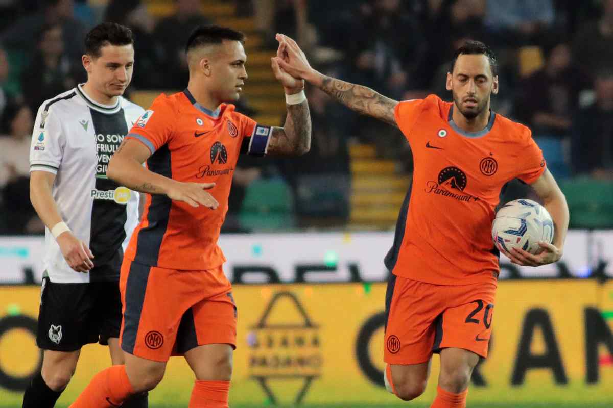 Udinese-Inter, Calhanoglu risponde a Samardzic