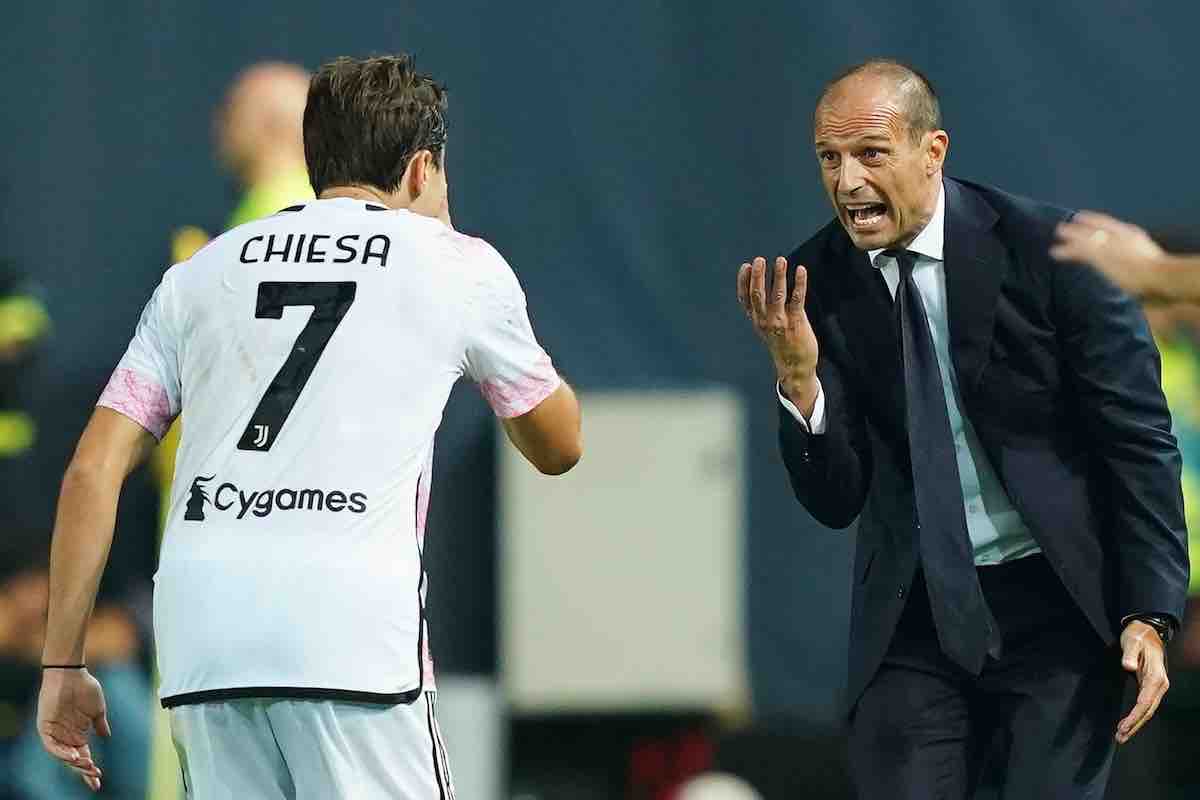 Juve: sostituzione Chiesa