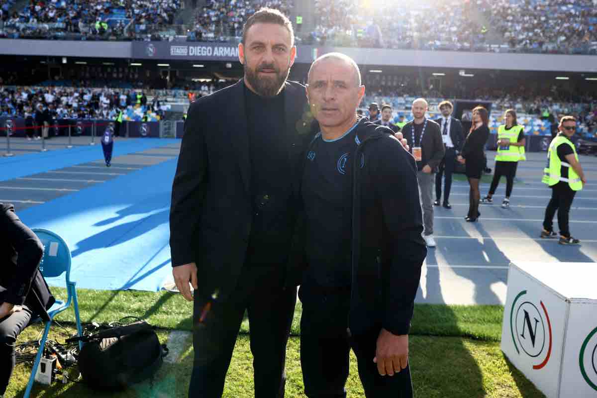 Napoli-Roma, Calzona cacciato via