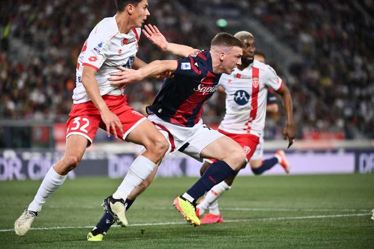 Bologna-Monza, infortunio per Ferguson