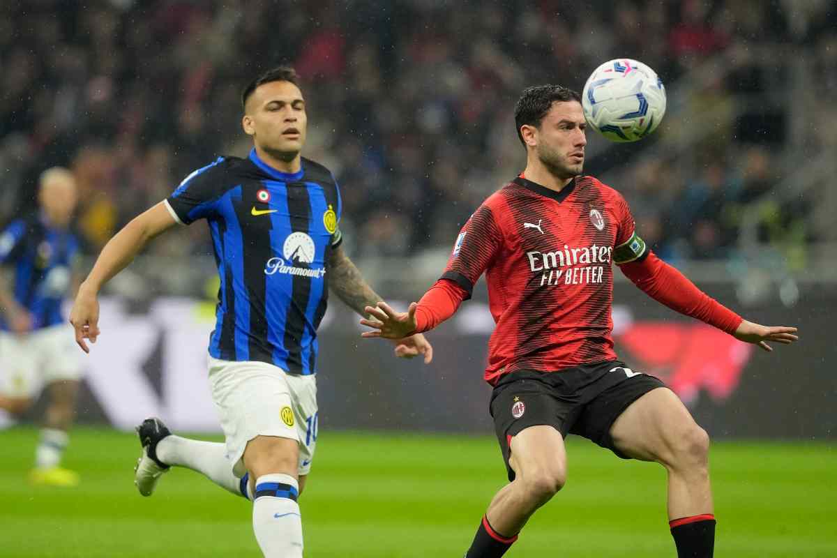 Lautaro Martinez dopo Milan-Inter
