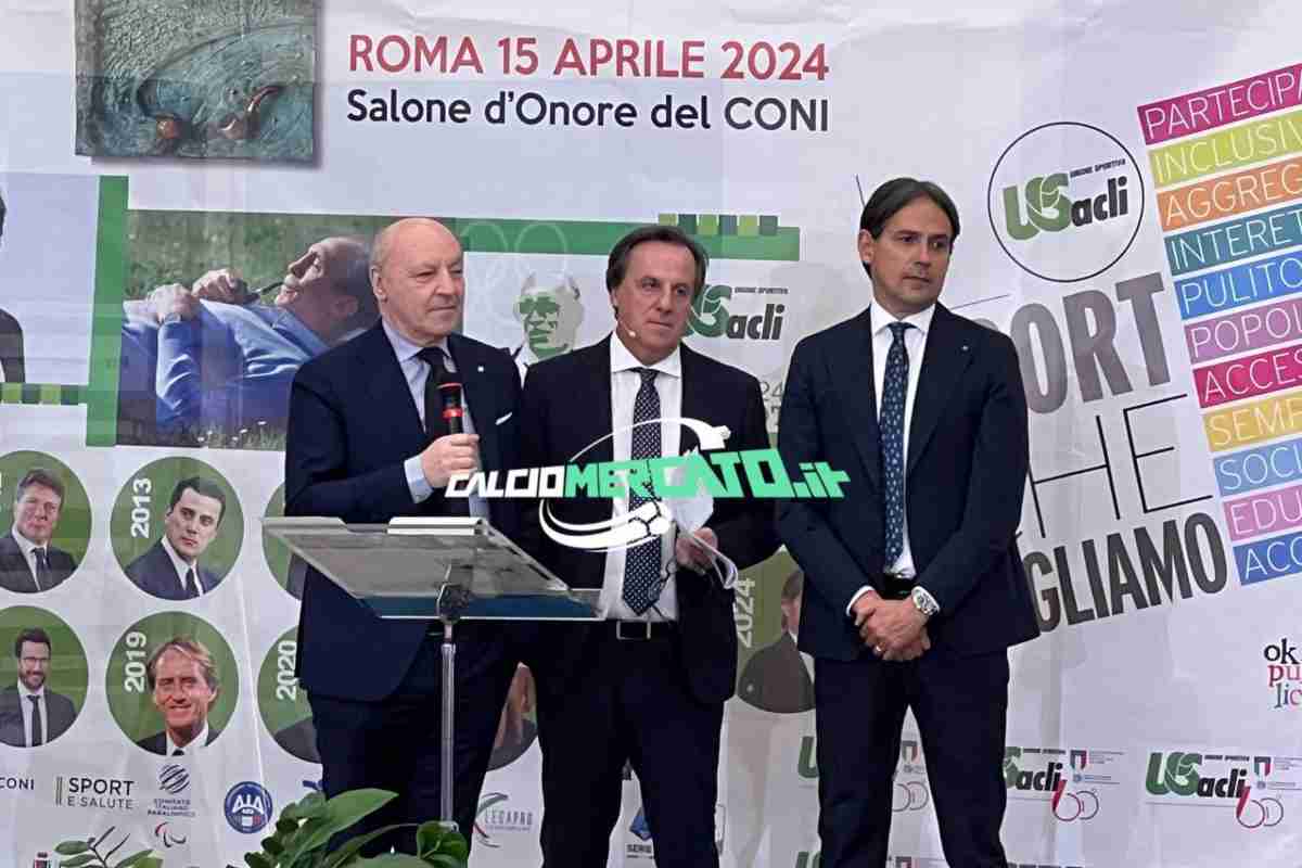 Marotta, triplo annuncio sull'Inter