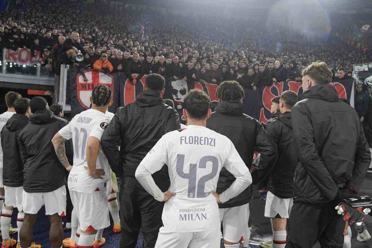 Roma-Milan, rossoneri a rapporto dai tifosi