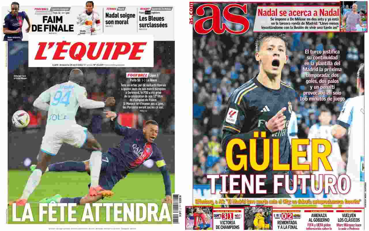 Rassegna stampa, le prime pagine dei quotidiani sportivi esteri